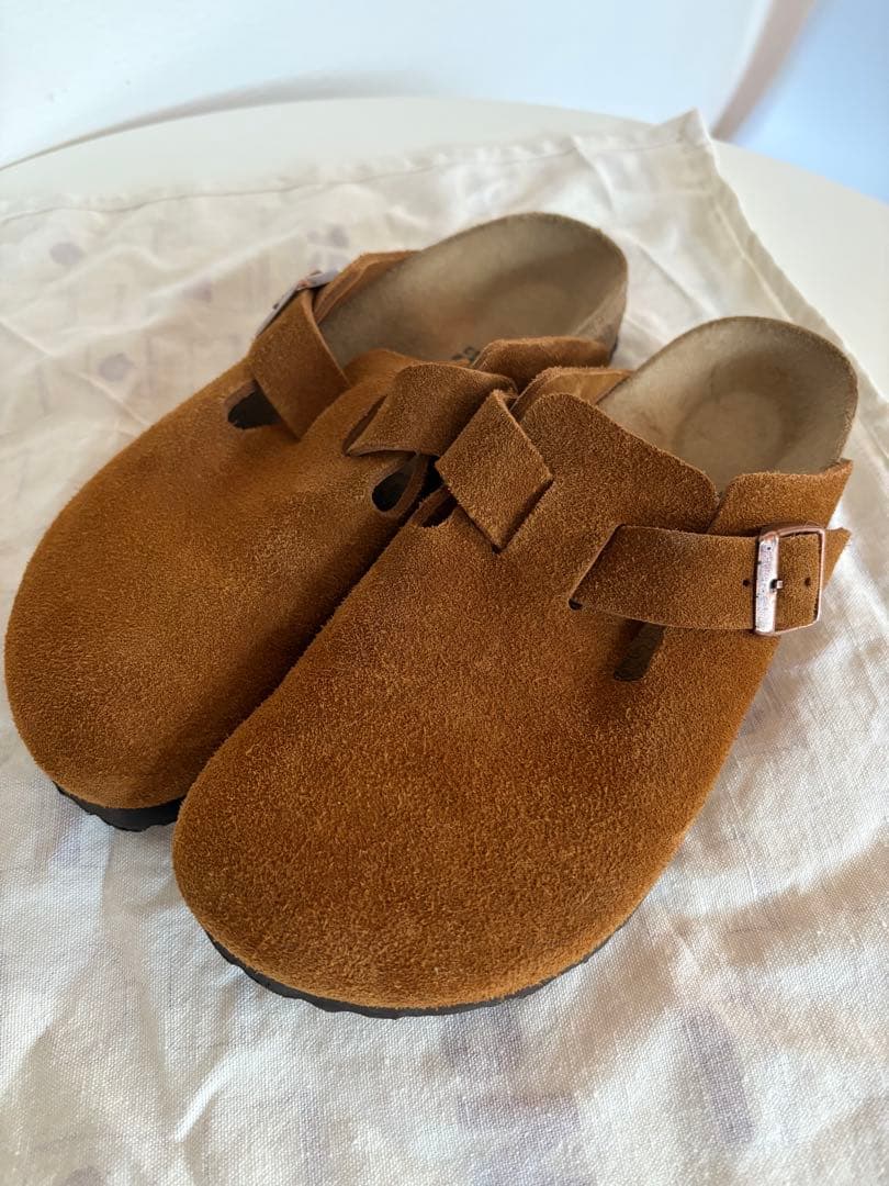 BIRKENSTOCK ブラウン サボサンダル 37