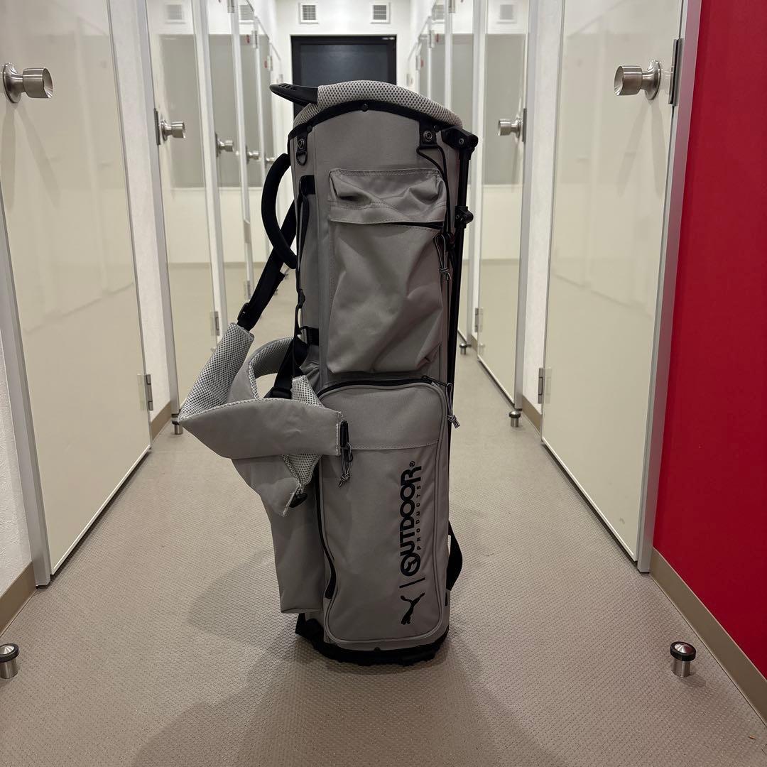 PUMA×OUTDOOR グレー キャディバッグ