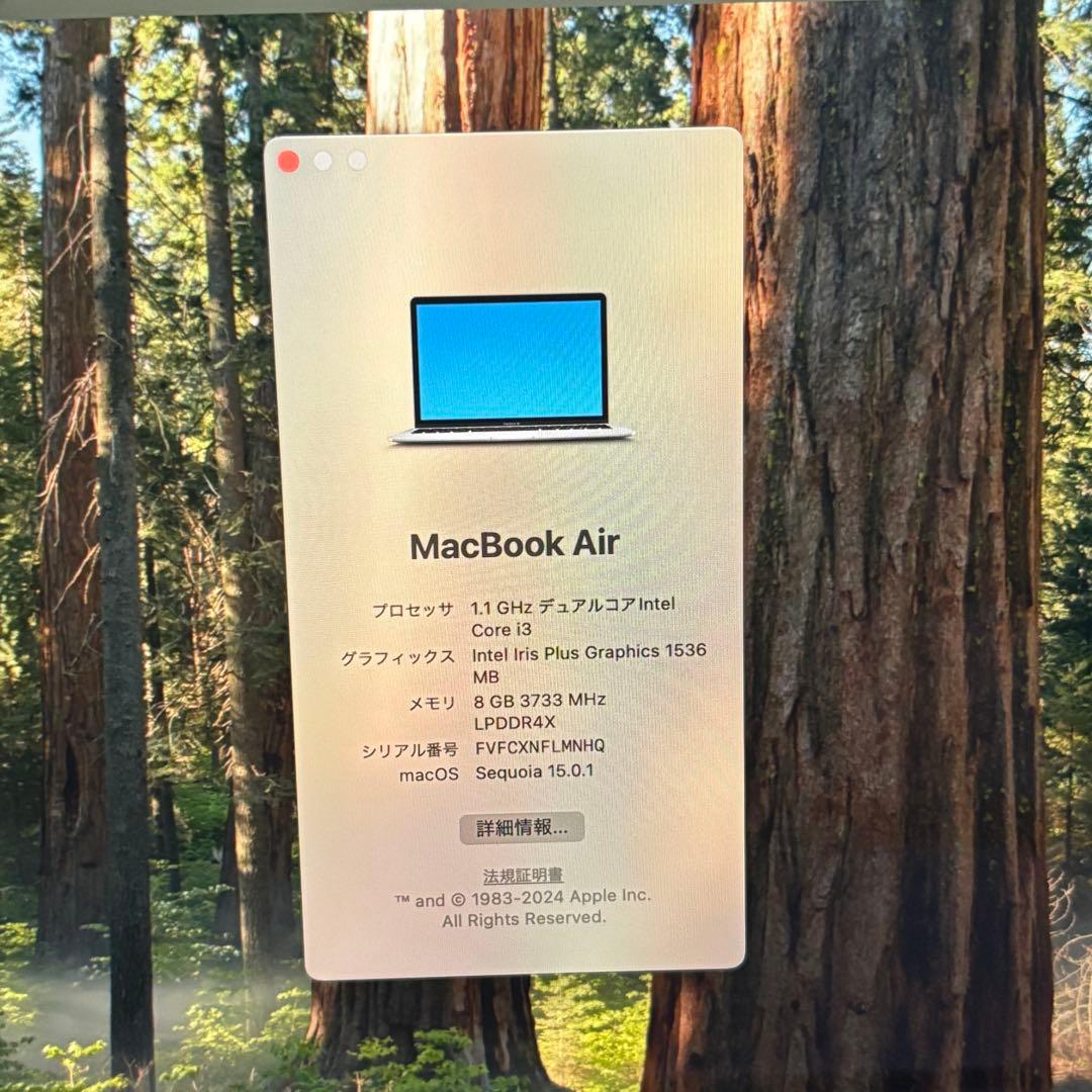 Macbook Air 2020年 13inch Apple パソコン 本体
