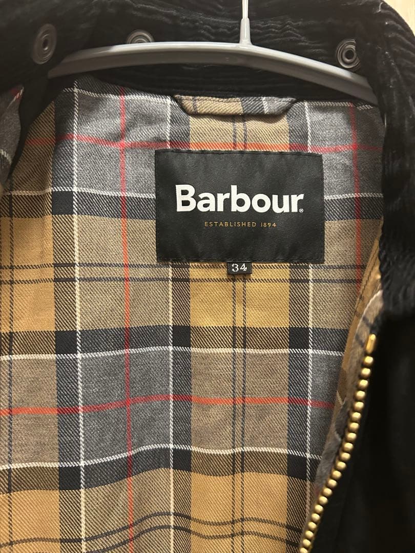 [新品] Barbour バブアー ビデイル パデッド os ブラック 34