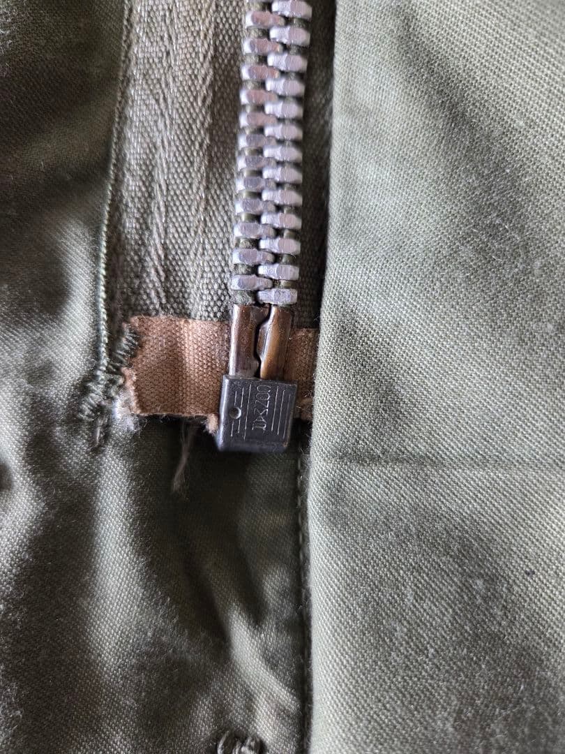 m-65 フィールドジャケット 1st アルミジップ small short