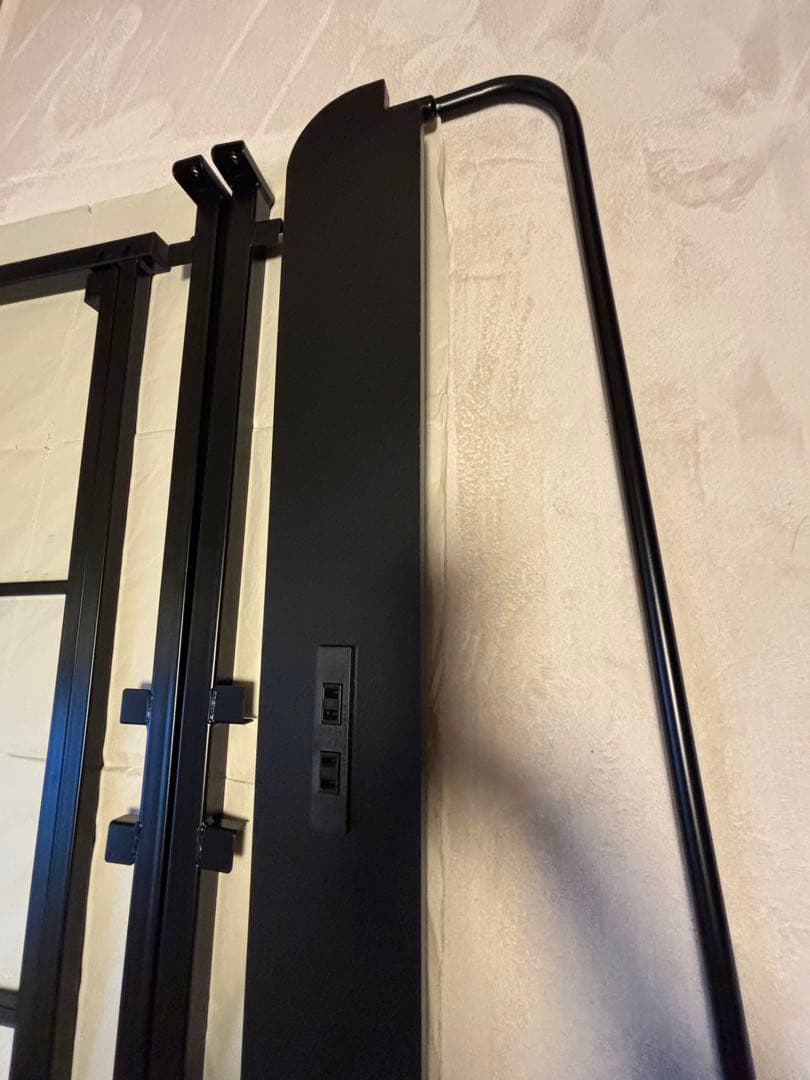 ニトリ パイプベッド シングル　バジーナC2 2口コンセント付　取扱説明書あり