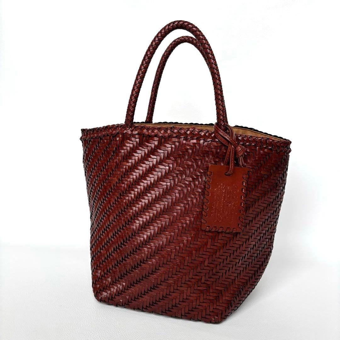 希少✨美品✨ラルフローレン　かごバッグ　トートバッグ　バケツ型　本革