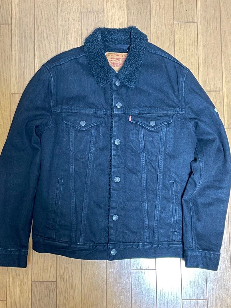 リーバイス×ミッキーコラボ　ボア付きトラッカージャケット&501デニムセットレア