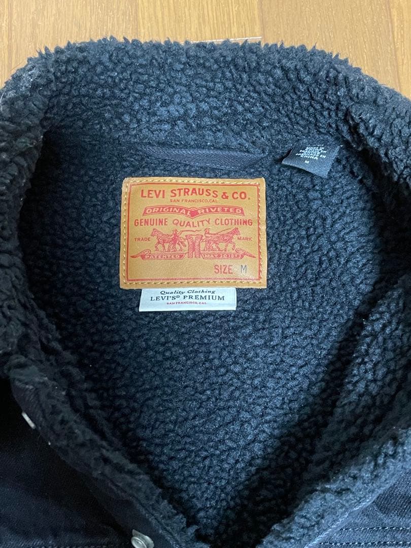 リーバイス×ミッキーコラボ　ボア付きトラッカージャケット&501デニムセットレア