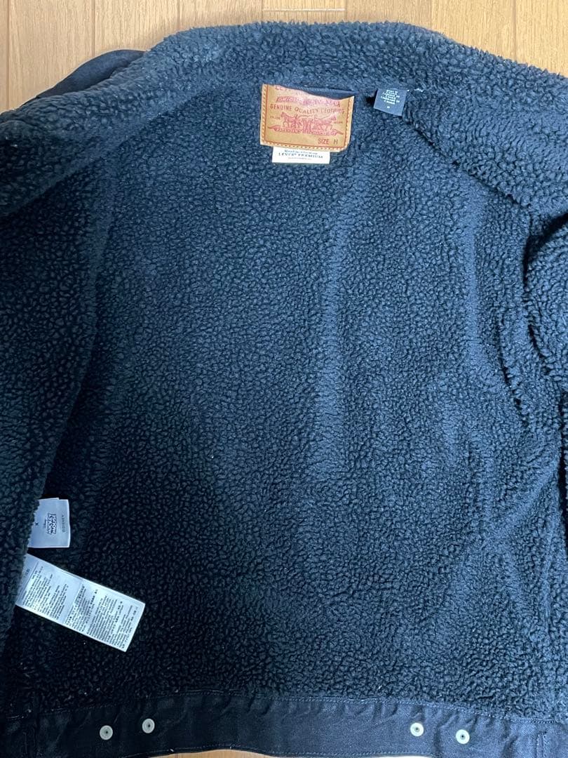 リーバイス×ミッキーコラボ　ボア付きトラッカージャケット&501デニムセットレア