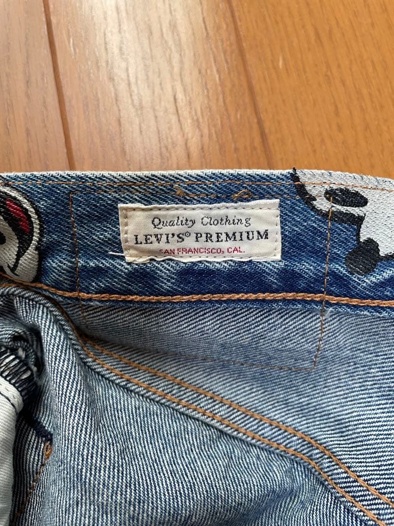 リーバイス×ミッキーコラボ　ボア付きトラッカージャケット&501デニムセットレア