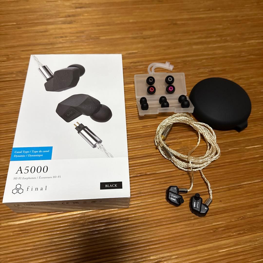 final A5000 ブラック 有線イヤホン
