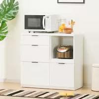 ニトリ キッチンカウンター エトナ 90　ホワイト　たのメル便　送料込