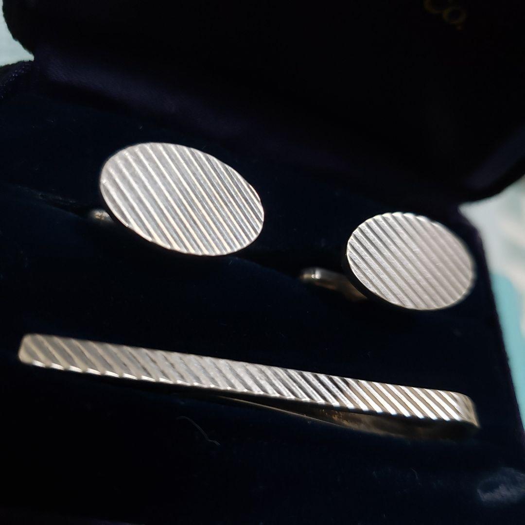 希少品】VINTAGE TIFFANY/OLDティファニーカフス&ネクタイピン