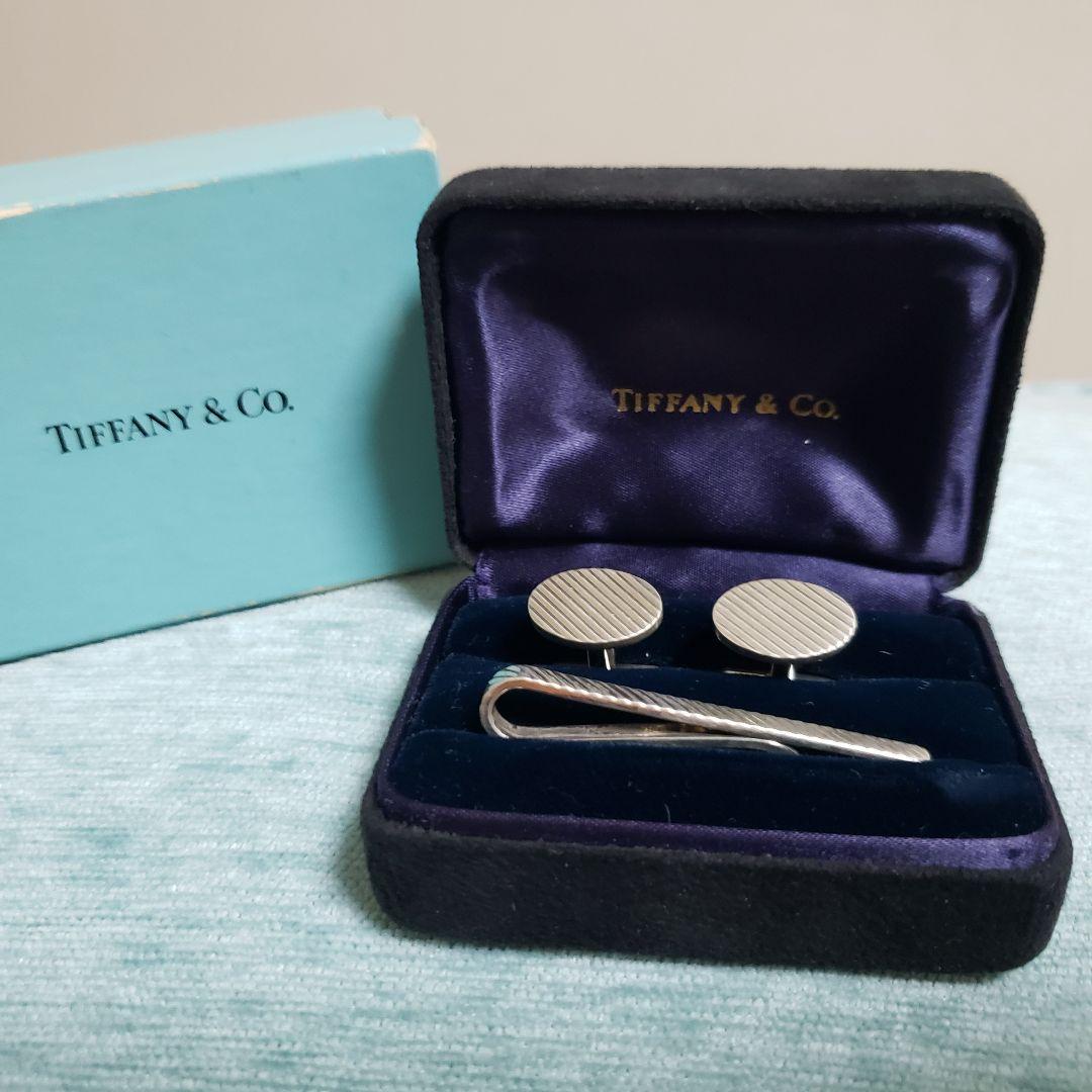 希少品】VINTAGE TIFFANY/OLDティファニーカフス&ネクタイピン