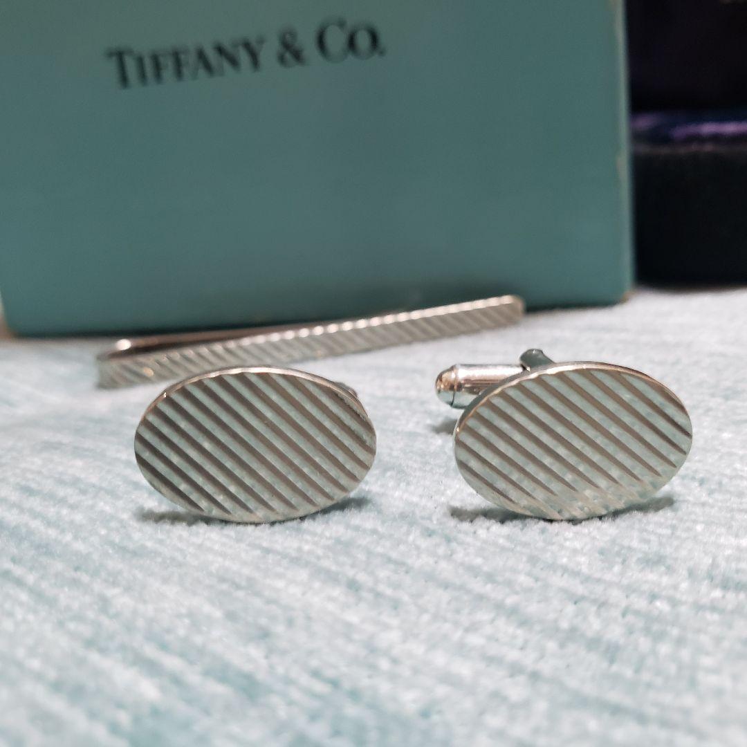 希少品】VINTAGE TIFFANY/OLDティファニーカフス&ネクタイピン