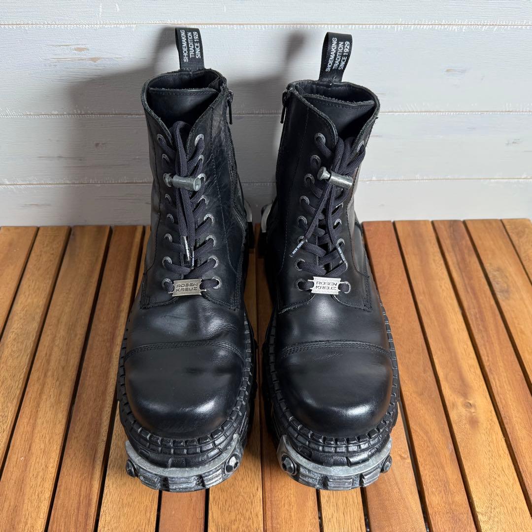 kou 様【41サイズ】NEW ROCK×ROSEN KREUZ 厚底 黒.