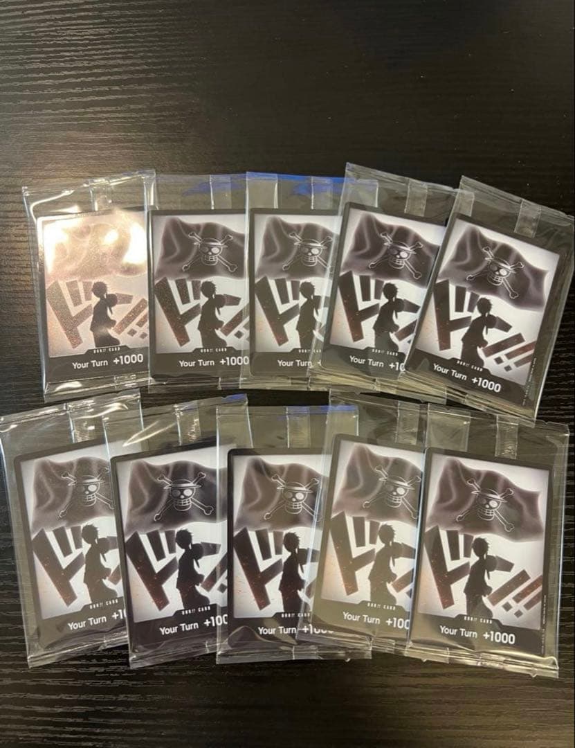 ワンピースカード　ドンカード　エース　ルフィ　サボ　英語　10枚セット　未開封