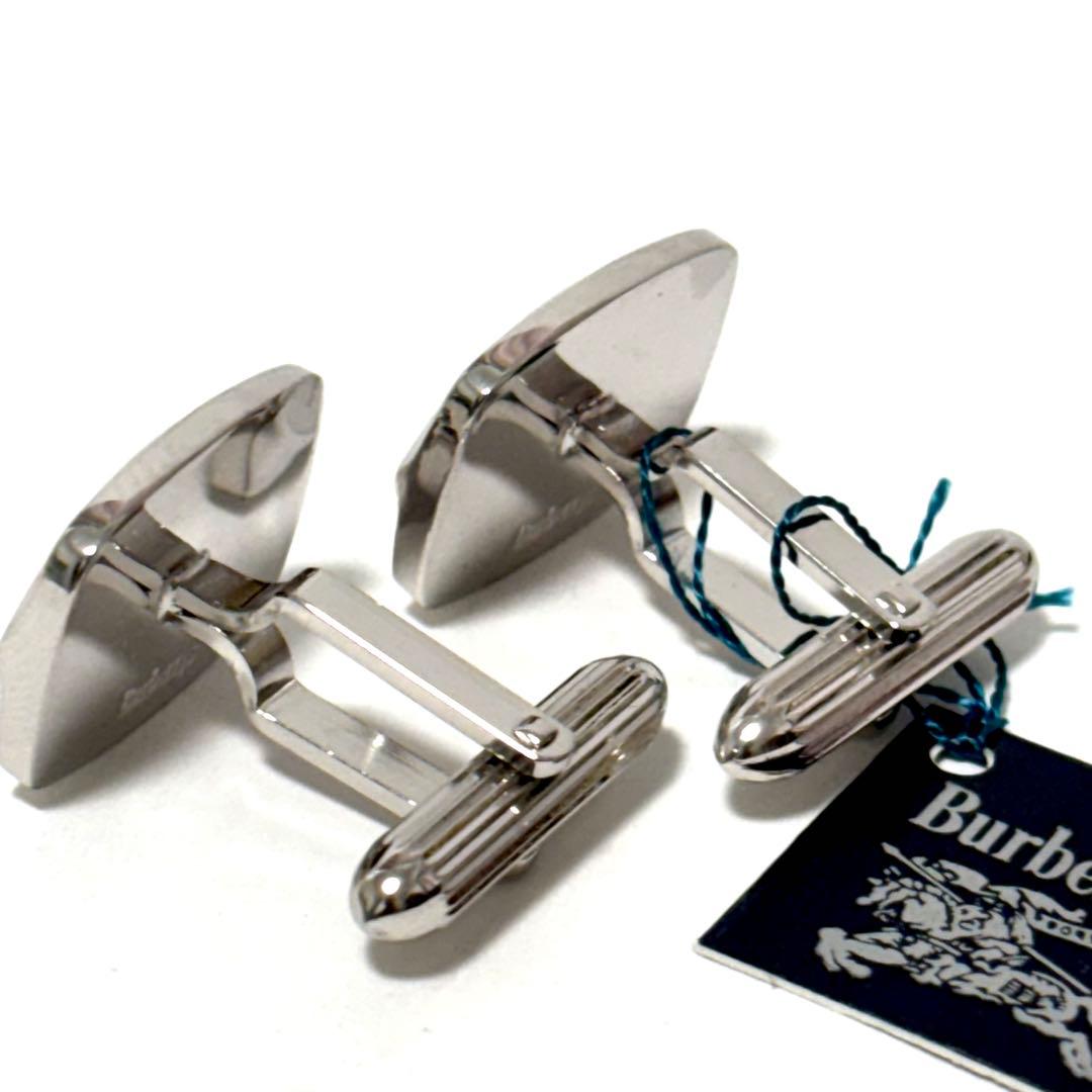 未使用・タグ付き✨箱付き！ バーバリー ネクタイピン カフス シルバー