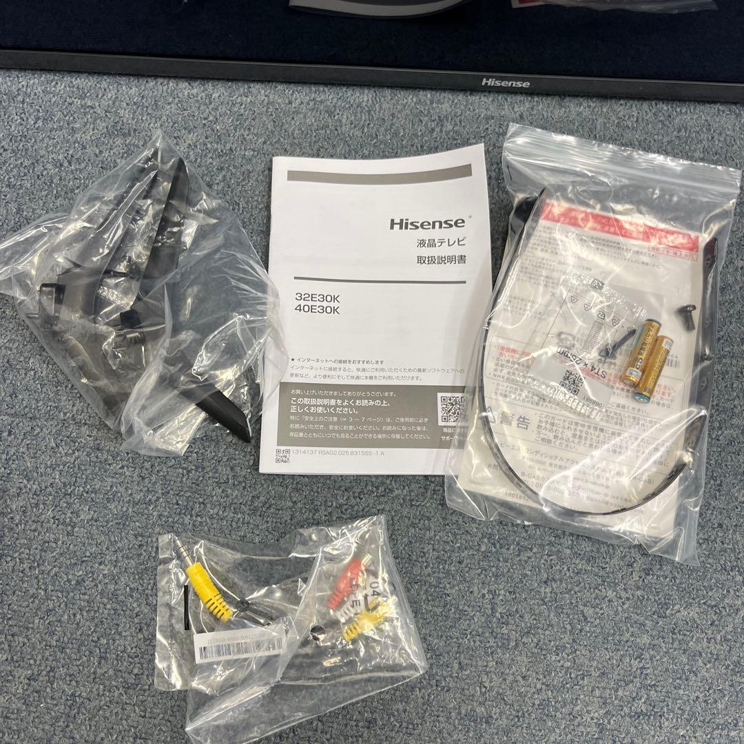 Hisense 40v型 2024年製 液晶テレビ 40E30K