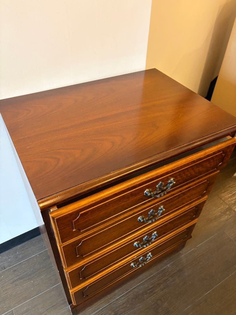 カリモク　karimoku 4段チェスト コロニアル　木製 収納家具 良品