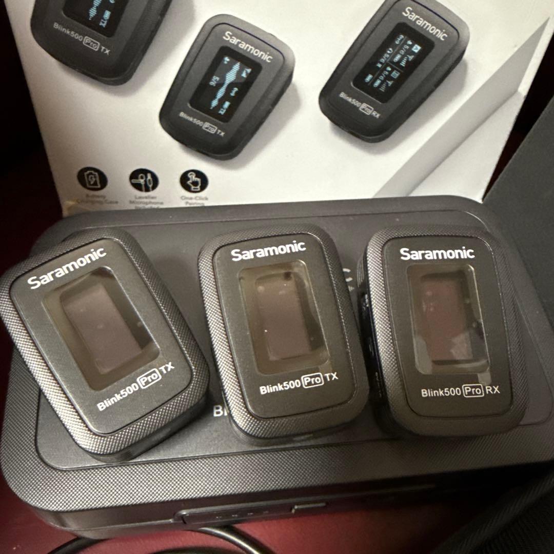 Saramonic Blink500 PRO B2-JP 送信機2台受信機1台