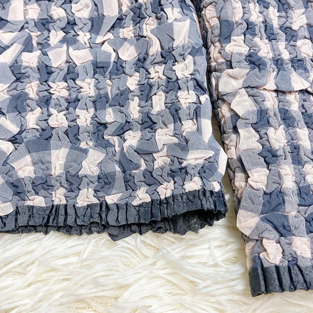 ✨極美品✨ユキトリイ　インターナショナル　Gプリーツ　テーラードジャケット　L