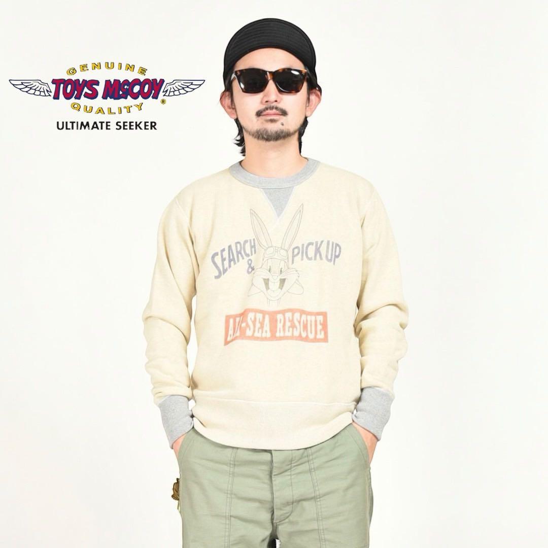 美品 トイズマッコイ バックス・バニー 両Vスウェット XL 42