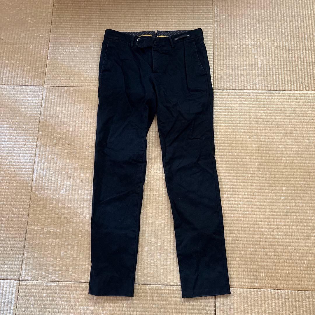 PT01 ブラック チノパンツ 46 ストレッチ
