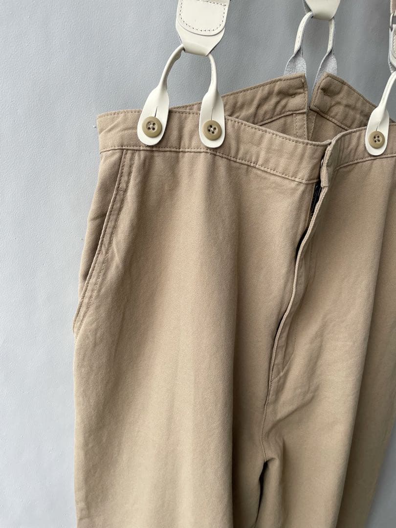 ほぼ未使用✨スピック＆スパン　24SS サスペンダー付きワーカーパンツ　36
