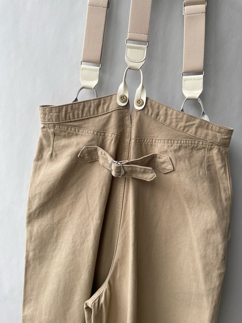 ほぼ未使用✨スピック＆スパン　24SS サスペンダー付きワーカーパンツ　36