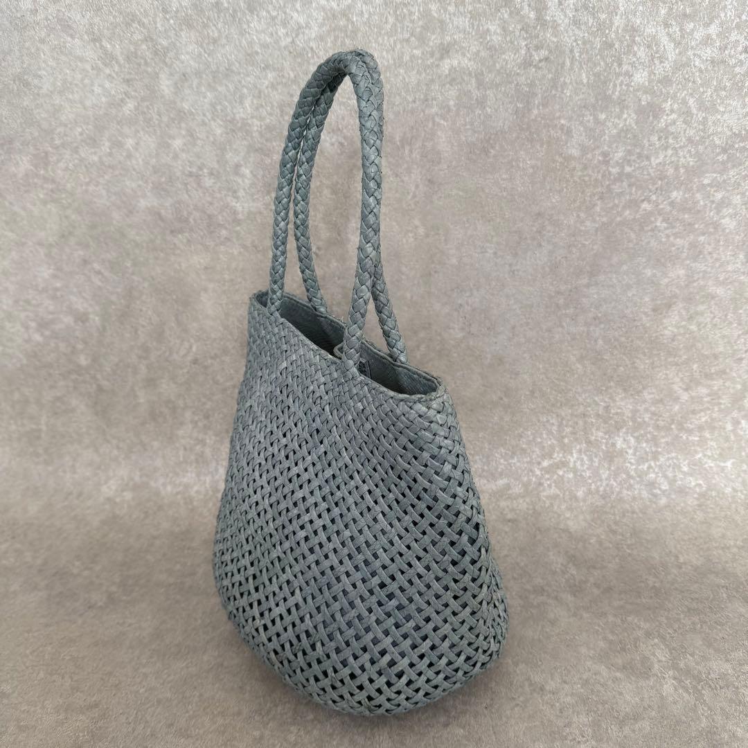 【定価3万】銀座ヨシノヤ パイソンレザー イントレチャートバッグ メッシュ 蛇革