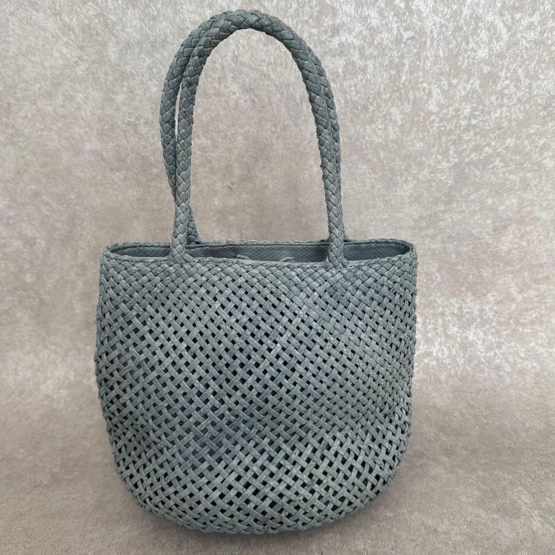 【定価3万】銀座ヨシノヤ パイソンレザー イントレチャートバッグ メッシュ 蛇革