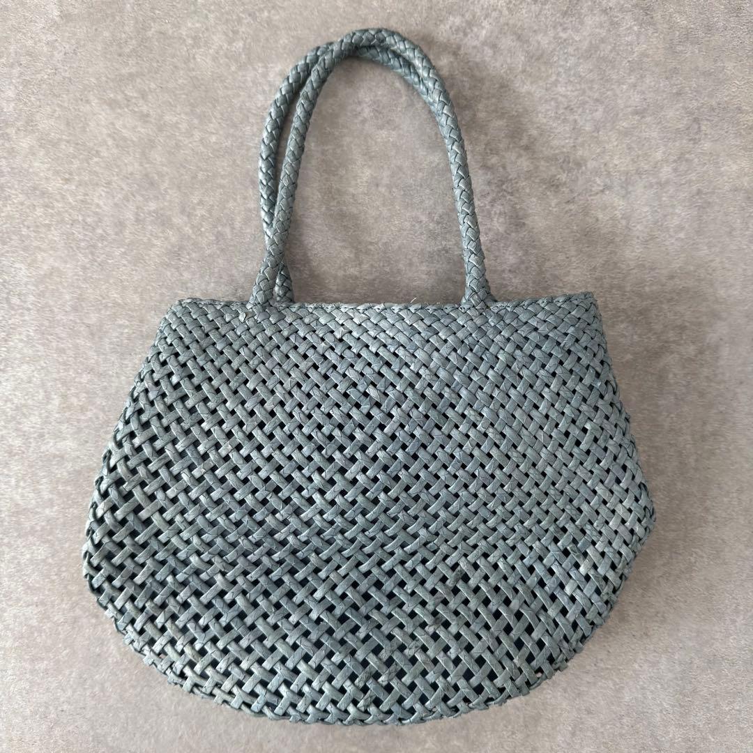 【定価3万】銀座ヨシノヤ パイソンレザー イントレチャートバッグ メッシュ 蛇革