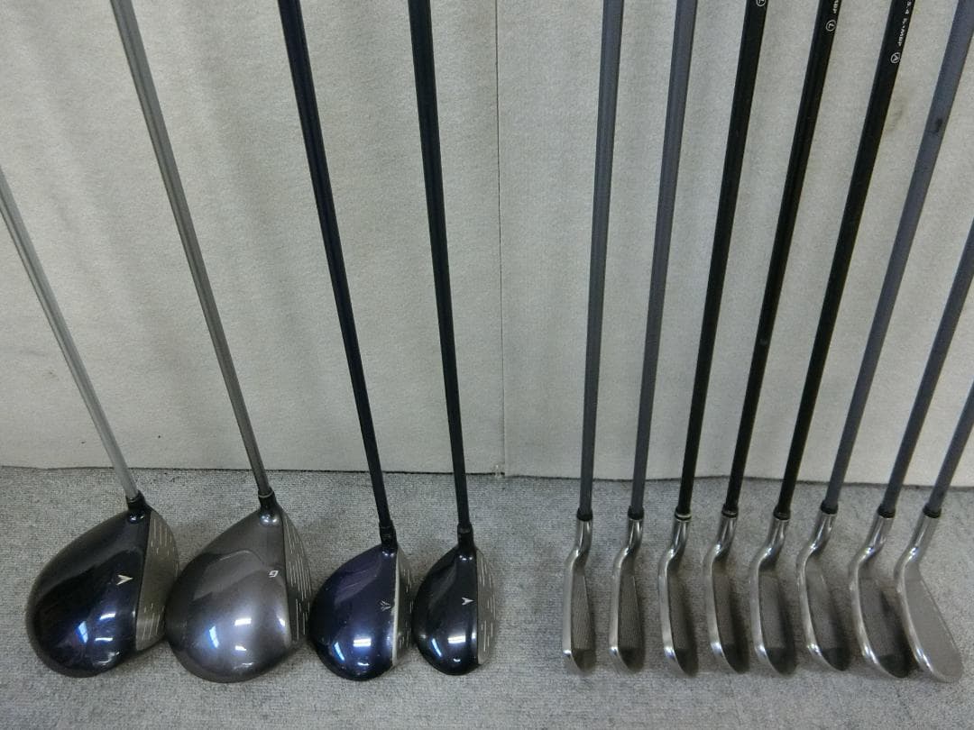 b713初心者必見ダンロップゼクシオ等レディースゴルフ13本セット※Dr２本入り