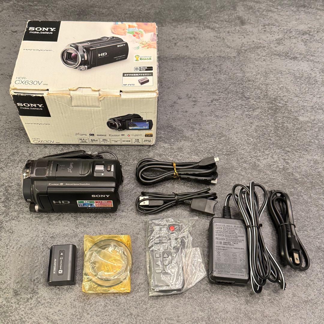 美品 SONY HANDYCAM HDビデオカメラ HDR-CX630V