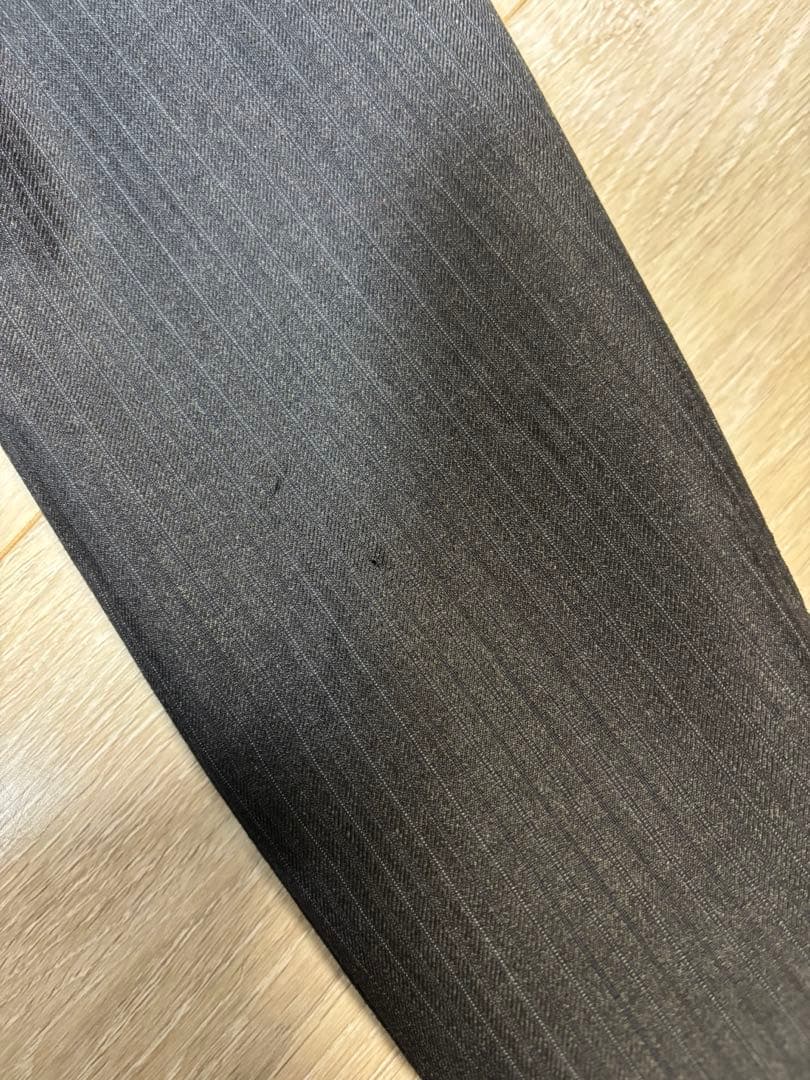 新品未使用⭐︎BURBERRY テーラードジャケット 38 ダークグレーストライプ