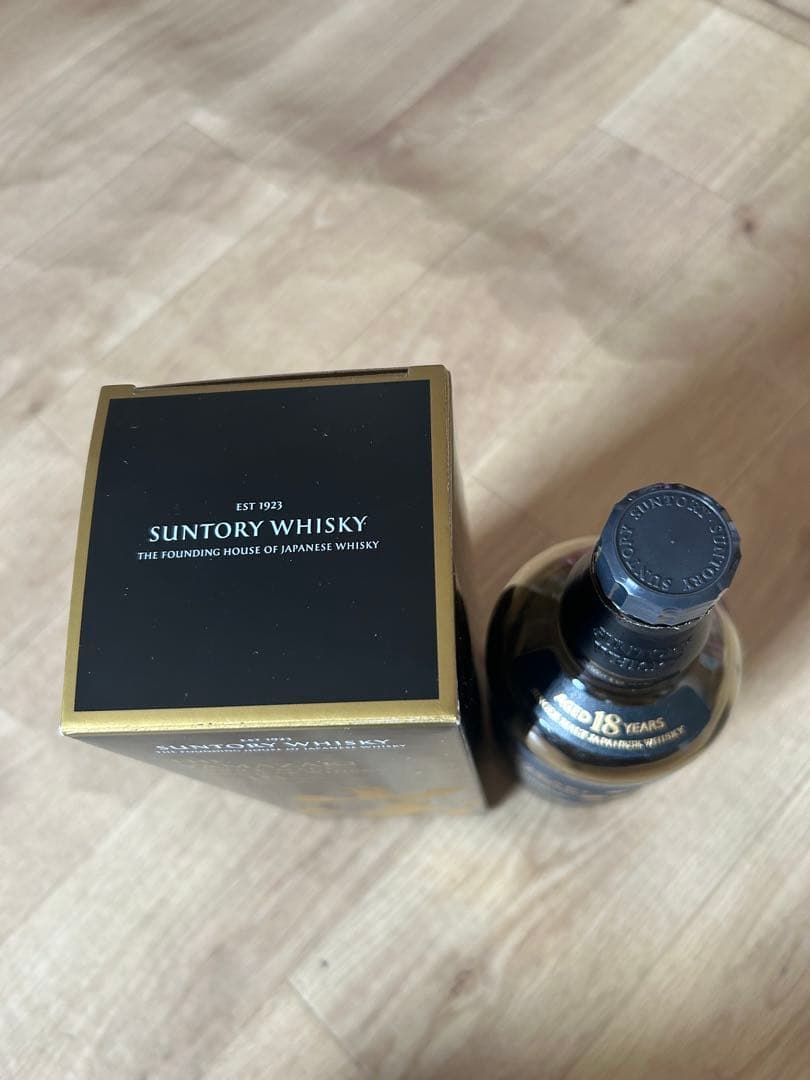 山崎18年空瓶&空箱