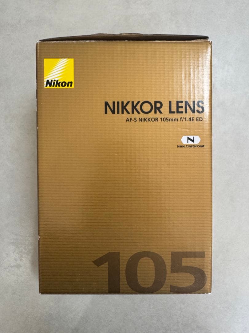 【美品・検済】Nikon AF-S NIKKOR 105mm f/1.4E ED