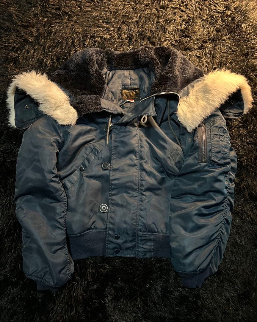 【値下可・即発送】y2k 短丈 N2B flight bomber jacket