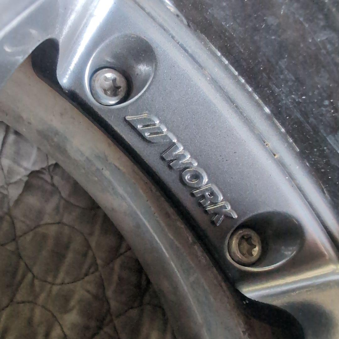 【深リム】WORK Schwarz 17インチ185/35R17 4本 2025