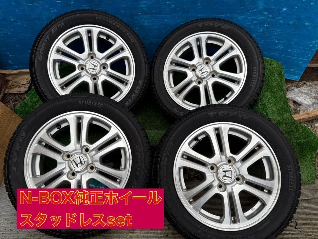 ホンダ純正ホイール　14インチ スタッドレス　155/65R14 19年製