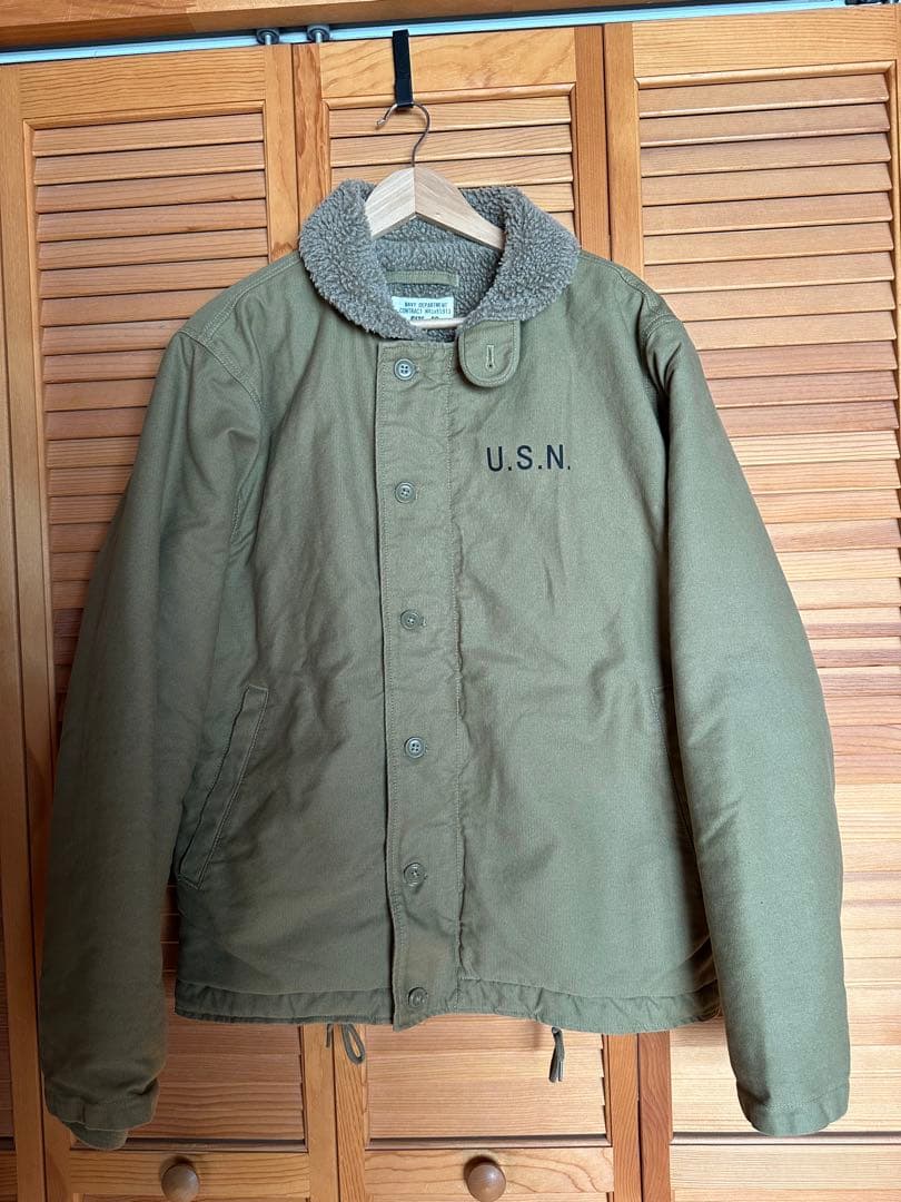 WAIPER.inc U.S.NAVY N-1 デッキジャケット サイズ42