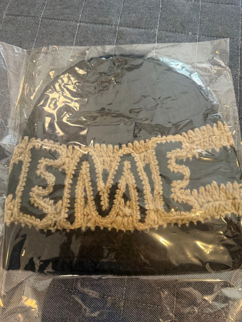 帽子 Supreme Crochet Logo Beanie Black