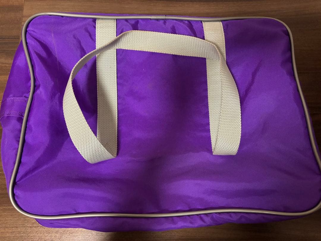 旧ワールドペガサス 旧ワッペ 紫 スクールバッグ WORLD PEGASUS