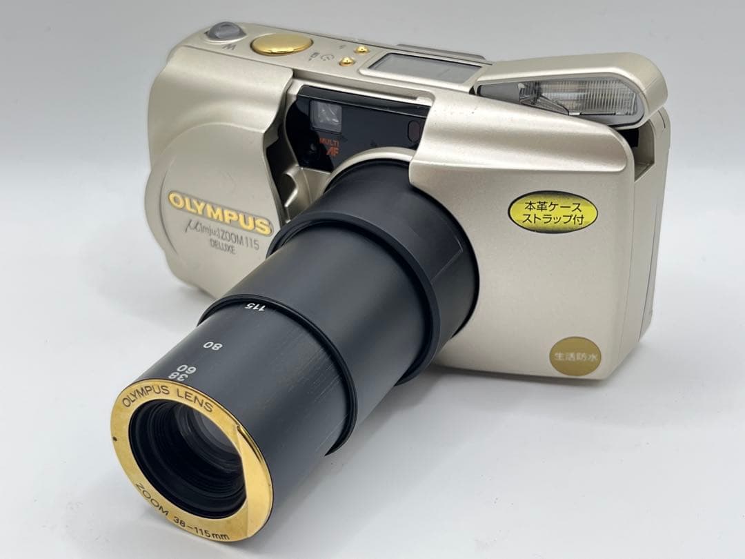 動作確認済 OLYMPUS μ ZOOM 115 dlxコンパクトフィルムカメラ