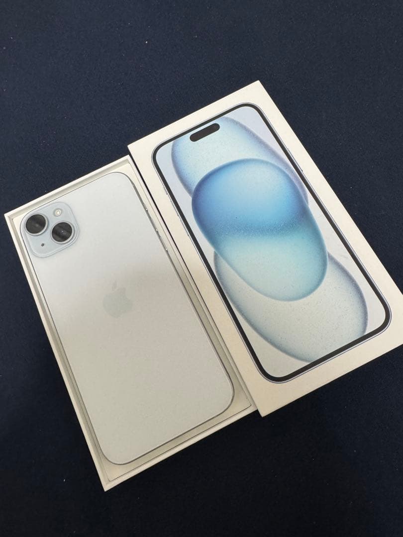 Apple iPhone 15 plus ブルー　128G♪