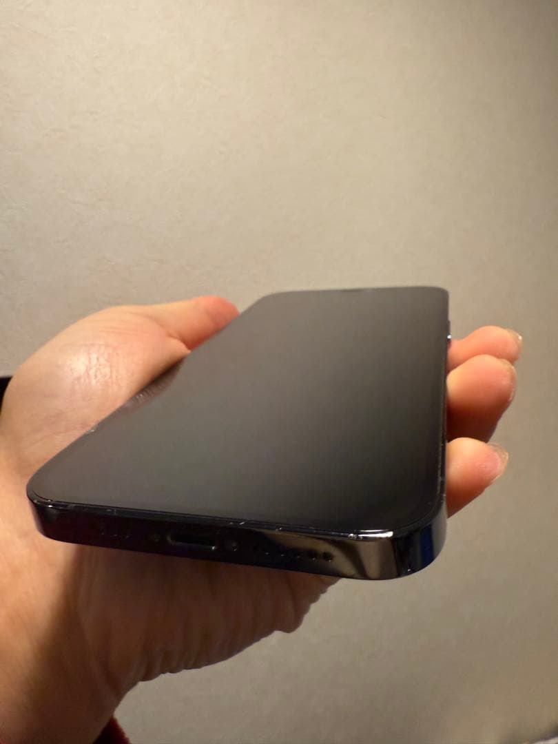 iPhone12Pro 256GB パシフィックブルー 新品充電ケーブル付き美品