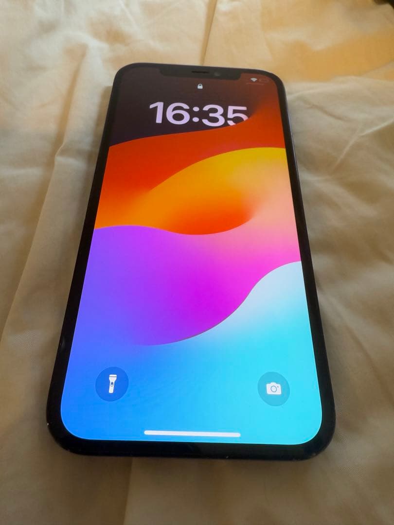 iPhone12Pro 256GB パシフィックブルー 新品充電ケーブル付き美品