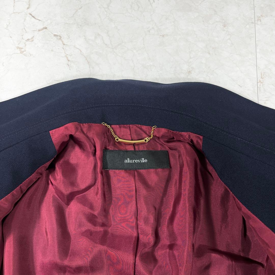 ✨未使用級 allureville 紺ブレ 金ボタン ダブルジャケット 1