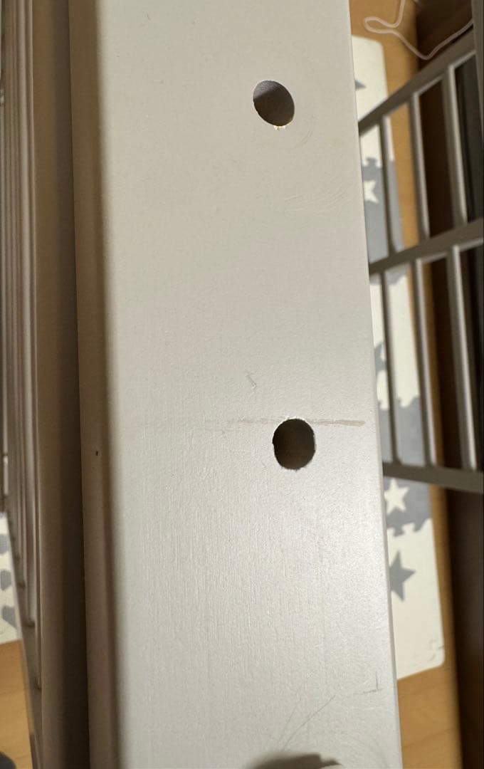 yamatoya ノモック Wオープン ハイタイプ ミニ ベビーベッド グレー