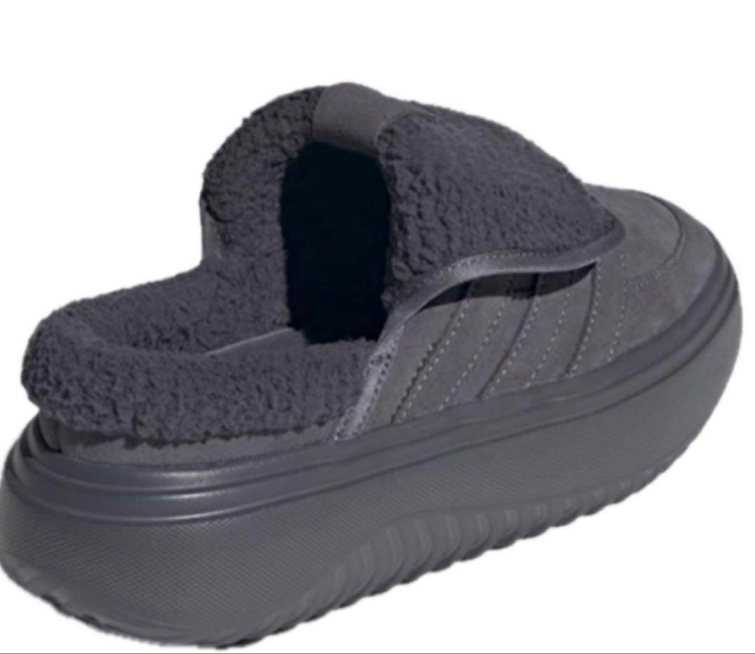 【韓国限定】adidas アディダス24.5㎝ ボア付き サンダル