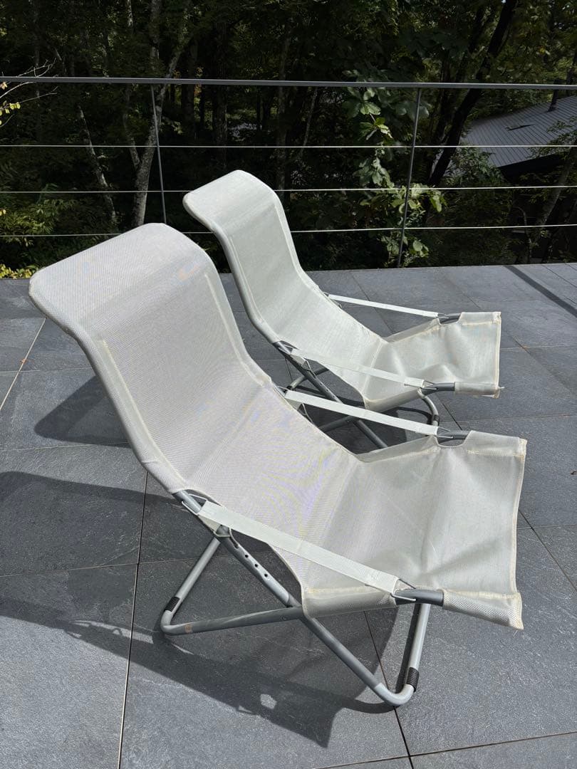 イタリアFIAM社　チェア（ハンモック型）二脚セット