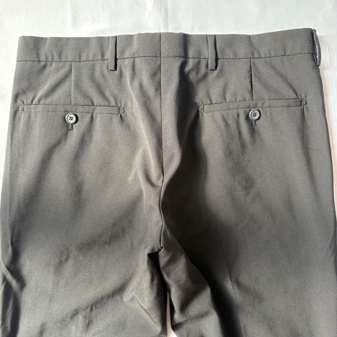 【美品】PRADA プラダ ウール スラックス ブラック 48